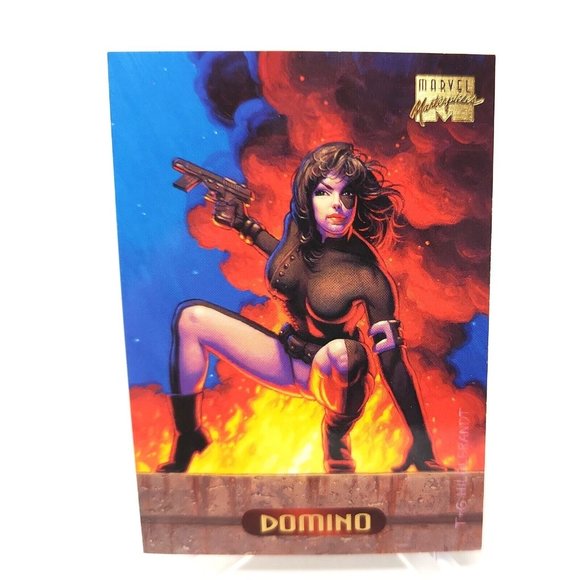 1994 Fleer Marvel Masterpieces DOMINO #32 Hildebrandt Brothers Vintage (32) - Picture 1 of 2